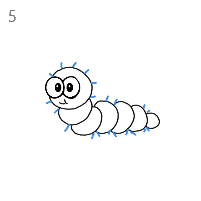 How To Draw Caterpillar  Season 13  HooplaKidz Plus  Fun and Educational  Videos