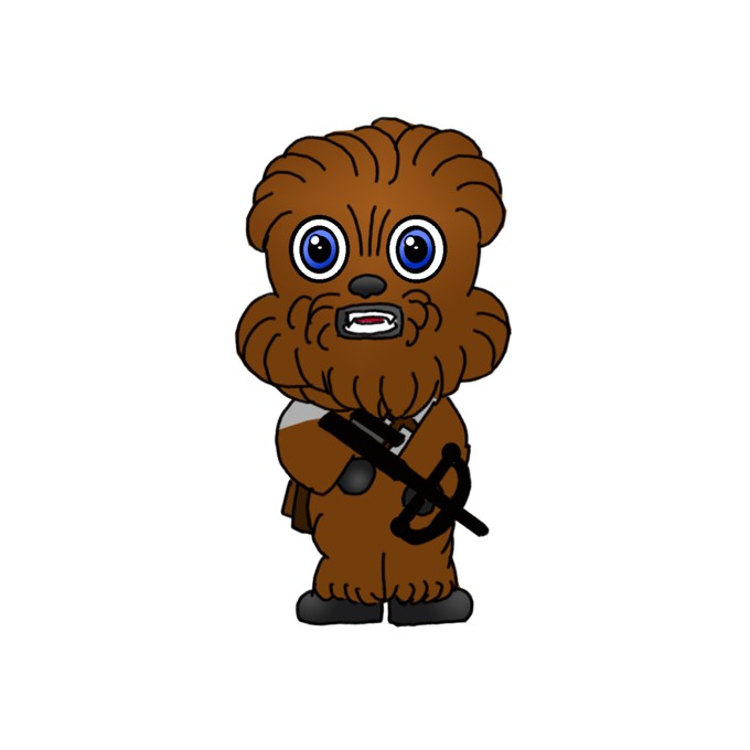 How to Draw Chewbacca Easy
