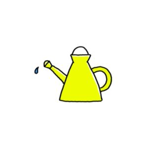 How to Draw a Watering Can Easy