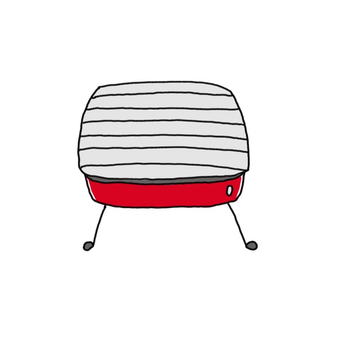 How to Draw a Barbecue Grill Easy