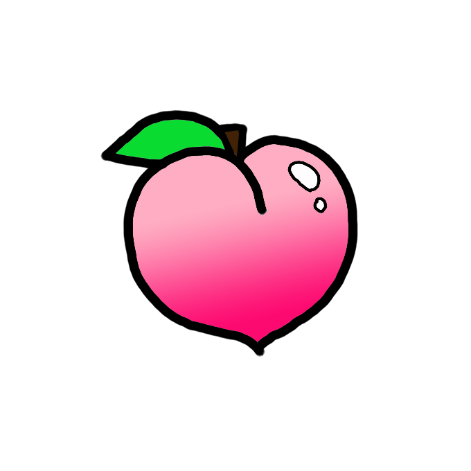 How to Draw a Peach Easy