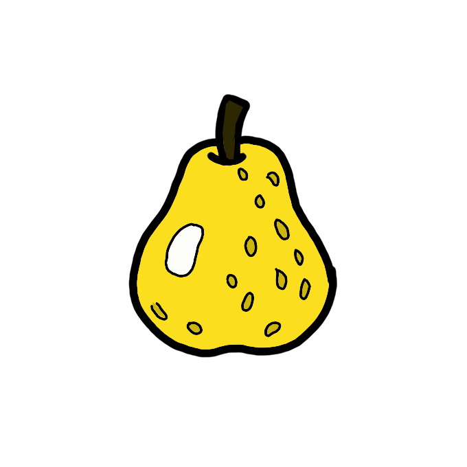 How to Draw a Pear Easy