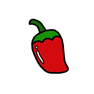 How to Draw a Pepper Easy