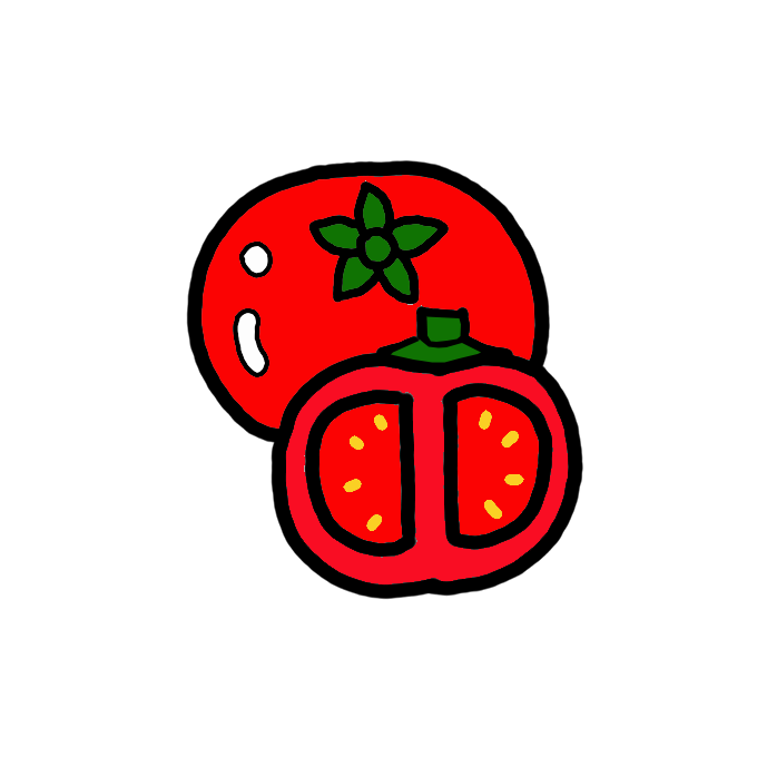 How to Draw a Tomato Easy